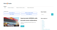 Desktop Screenshot of ofertadeempleo.net